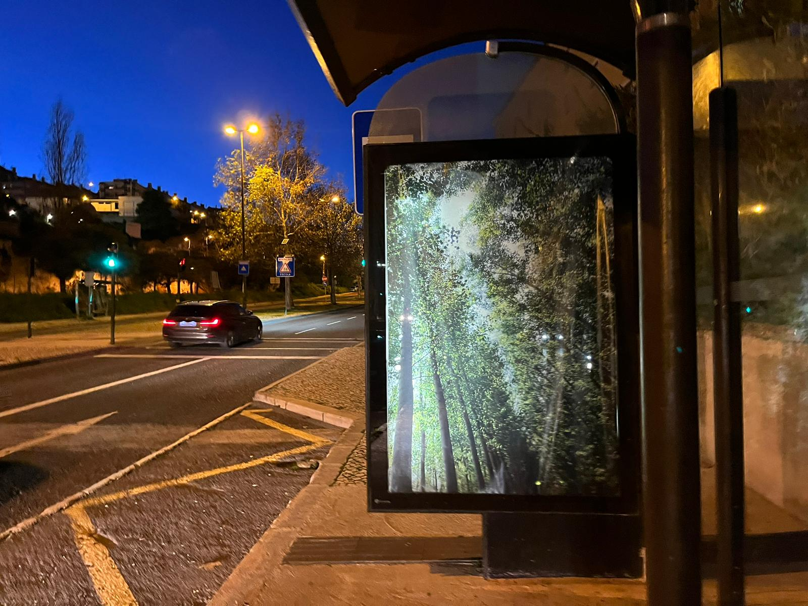 Já viu como estão tão verdes os mupis de Lisboa?