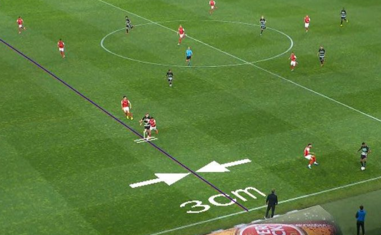 VAR: 3 centímetros medidos por um engenheiro cartógrafo em cima de um touro mecânico