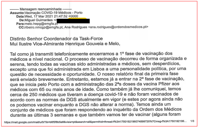 Pela boca morre o peixe: Gouveia e Melo soube de ‘cunha’ de político na vacinação da covid-19… e nada fez