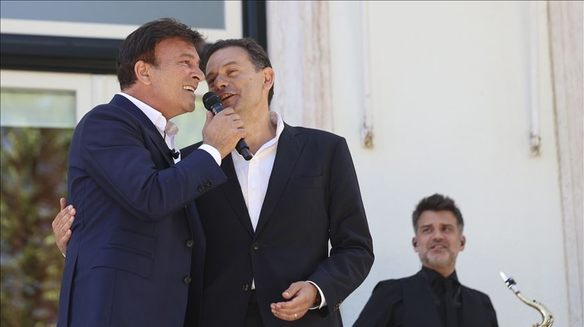 ‘Sonhos de menino’: Tony Carreira deu uma borla a Luís Montenegro