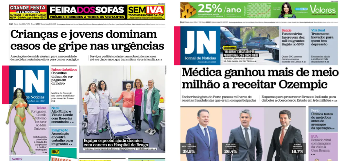 Jornal de Notícias e TSF também caminham para o completo desastre financeiro