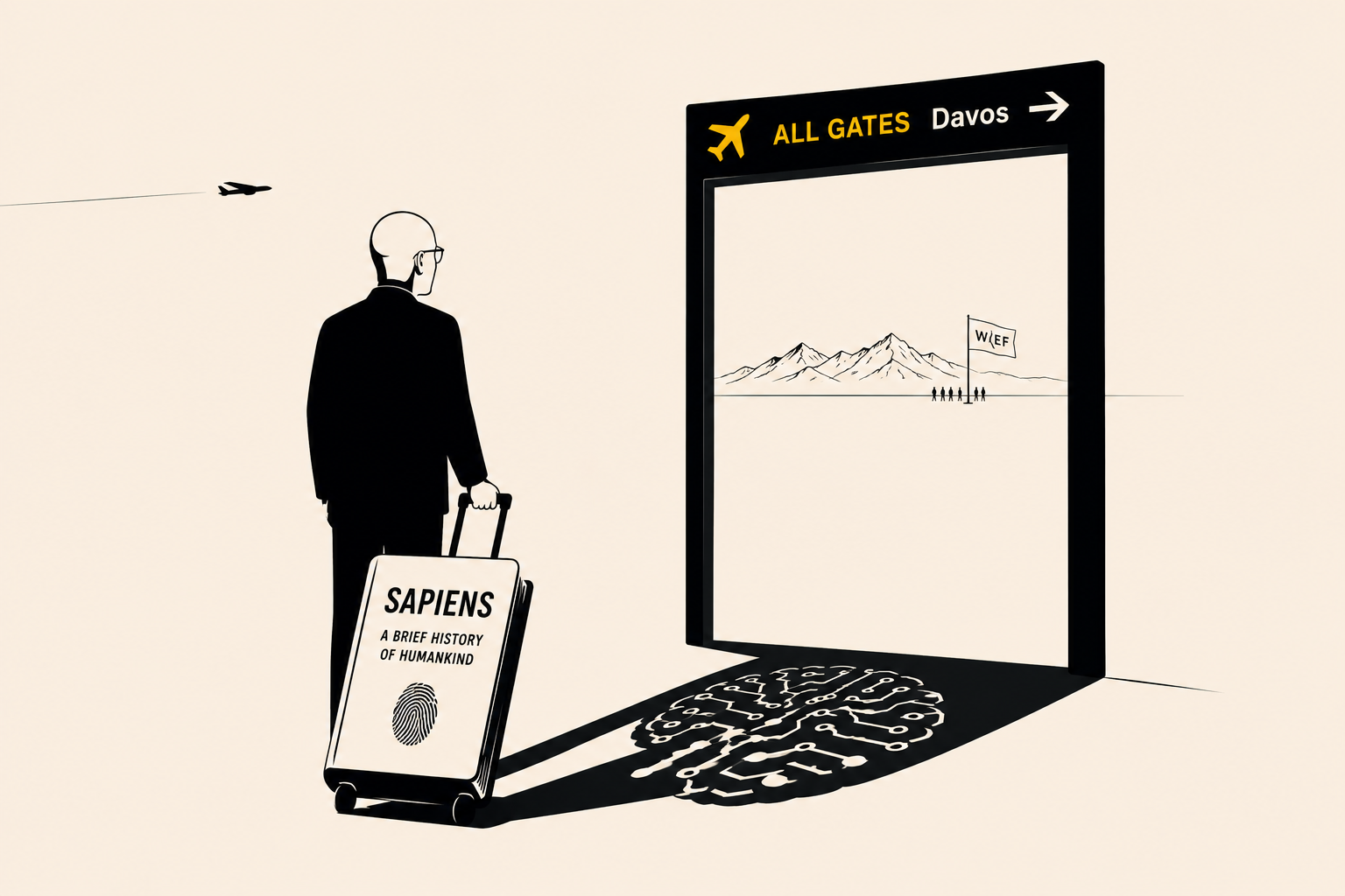 O filósofo de aeroporto (ao estilo de Alfama)