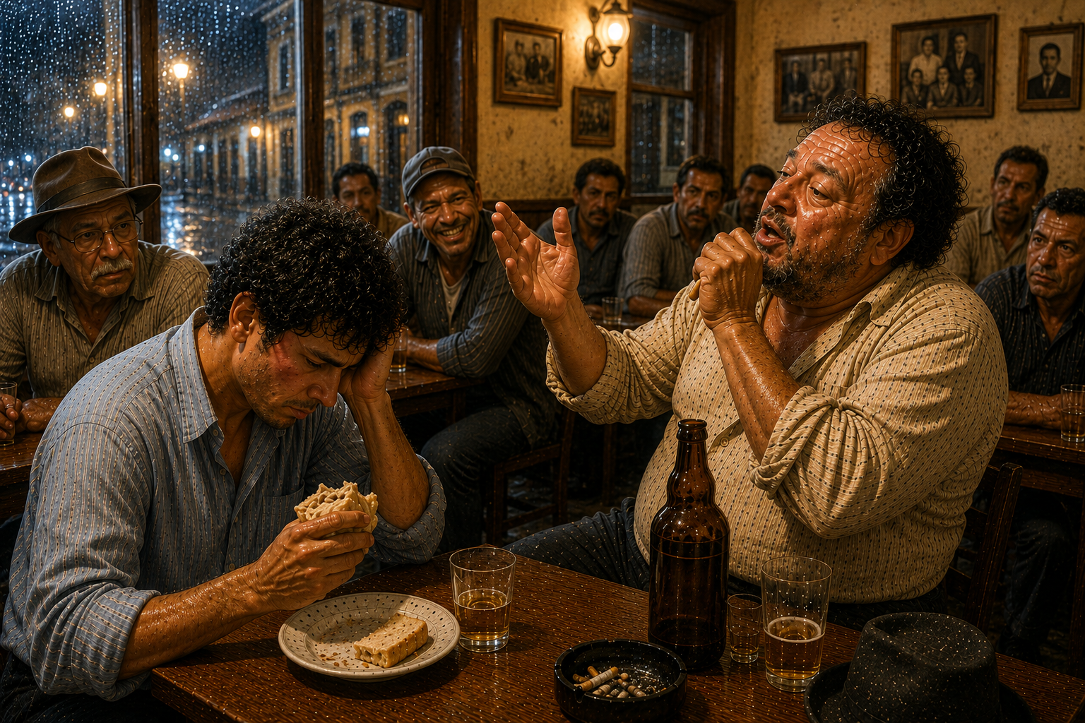Os miseráveis vivem à beira dos  rios